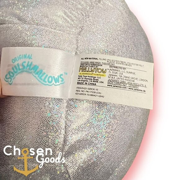 Squishmallows Chocolate Scented Regina The Corgi Hersheys Kisses Heart Glasses - Picture 5 of 9